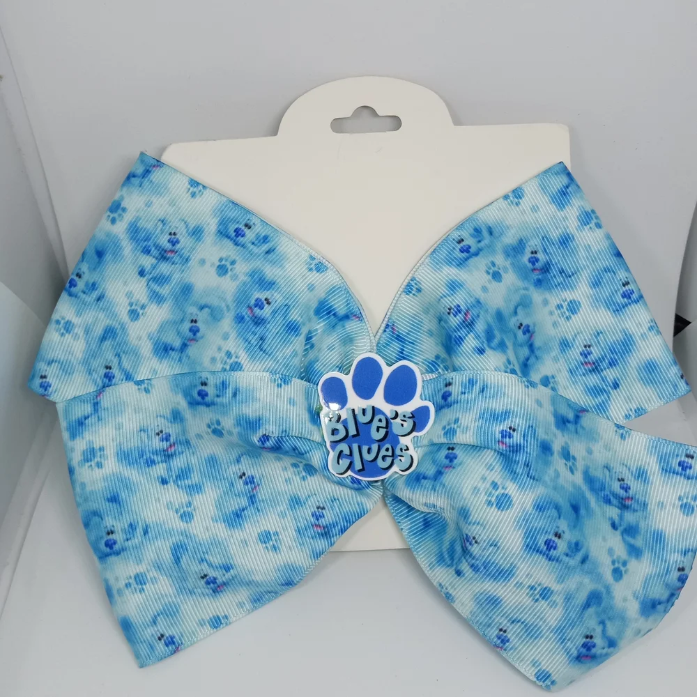 Hand Crafted Blue's Clues Hair Bow